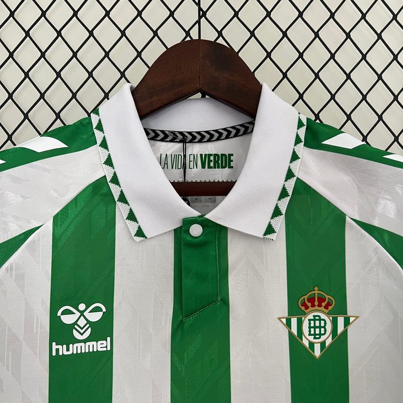 Camisa Real Betis Home 24/25 - Hummel Torcedor Masculina Lançamento