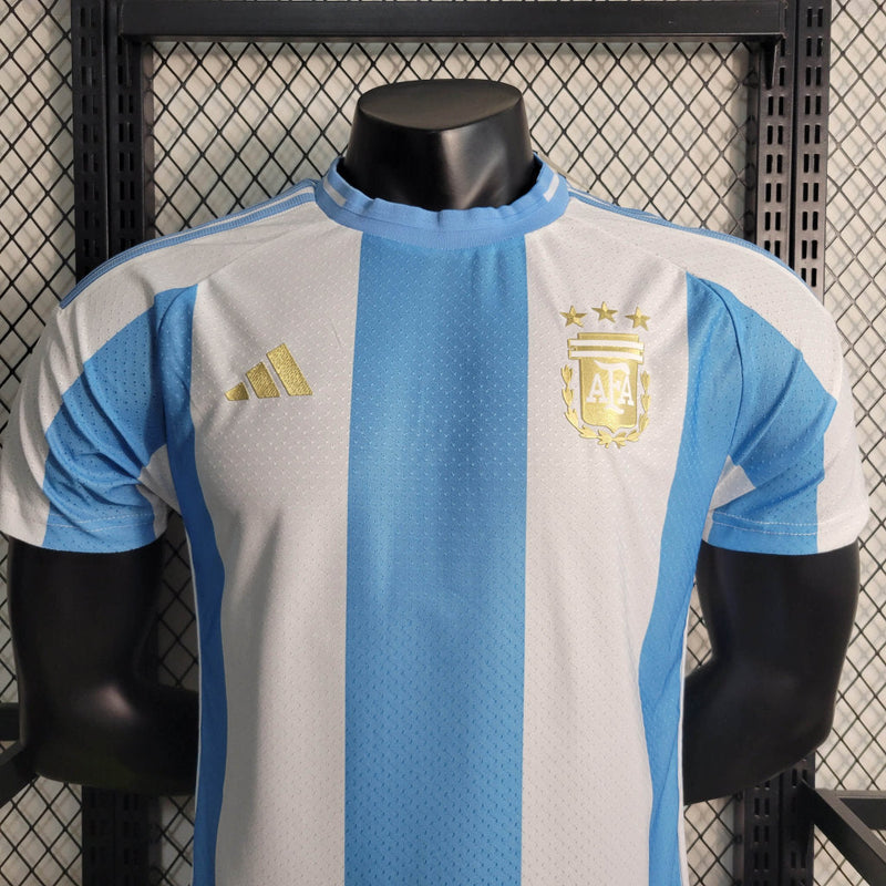 Camisa Argentina I 23/24 - Branca e Azul - Adidas - Masculino Jogador