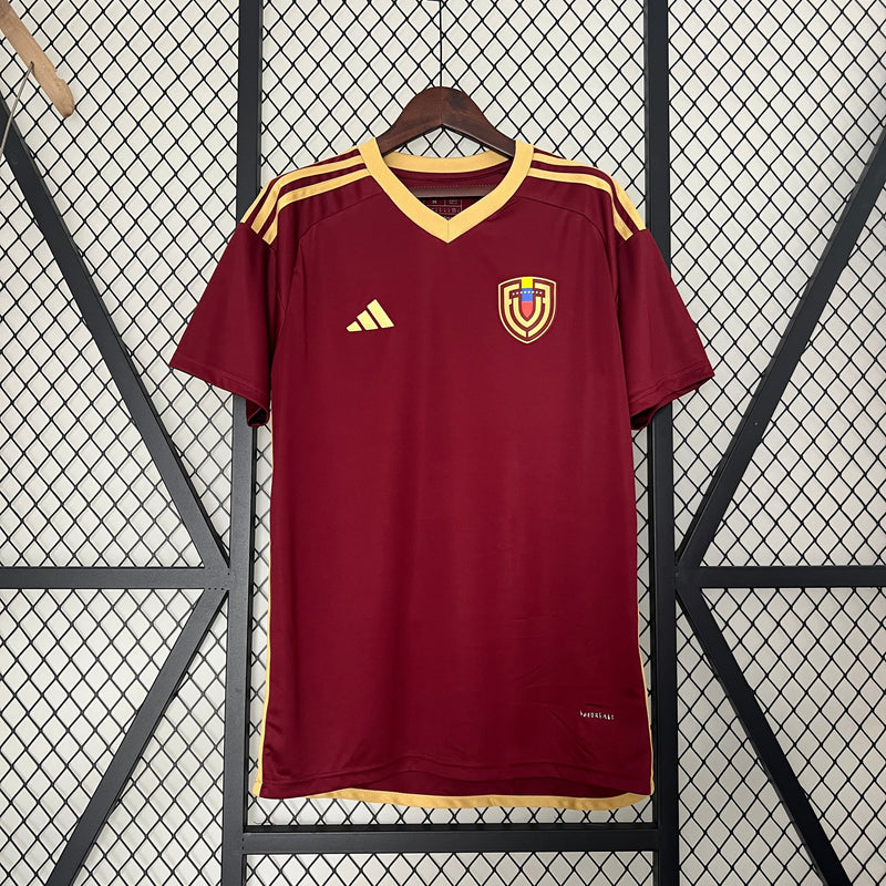 Camisa Venezuela Home 24/25 - Adidas Torcedor Masculina Lançamento