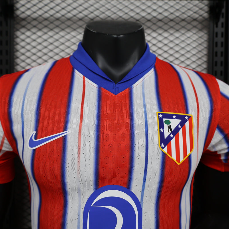 Camisa Atletico de Madrid I 24/25 Vermelha com Branco  - Nike - Masculino Jogador