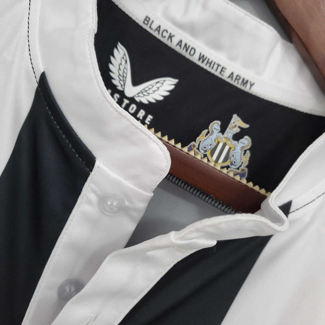 Camisa Newcastle United I 21/22 Castore - Preto e Branco