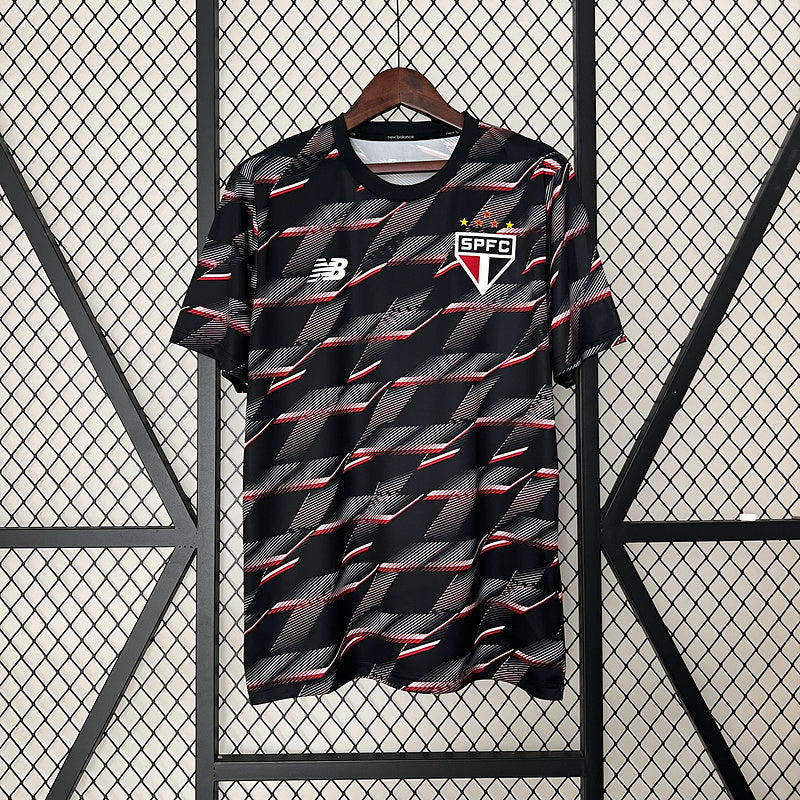 Camisa São Paulo Pré-Jogo 24/25 - Adidas Torcedor Masculina Lançamento