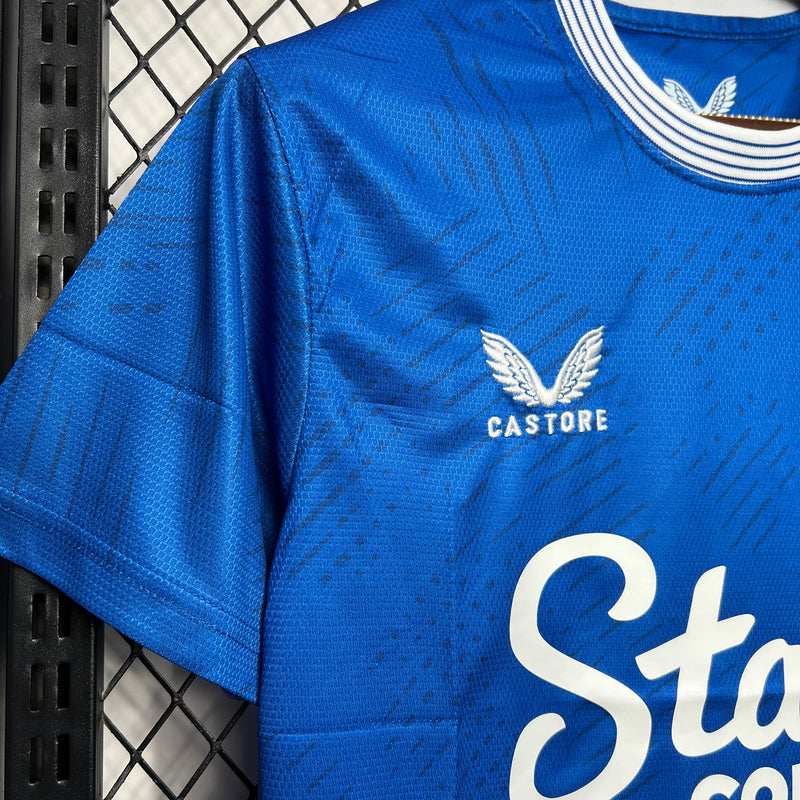 Camisa Everton Home 24/25 - Castore Torcedor Masculina Lançamento